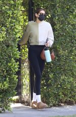 KAIA GERBER Heading to Morning Pilates Class in Los Angeles 03/27/2021