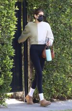 KAIA GERBER Heading to Morning Pilates Class in Los Angeles 03/27/2021