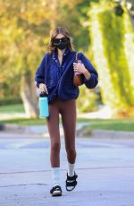 KAIA GERBER Heading to Pilates Class in Los Angeles 03/23/2021