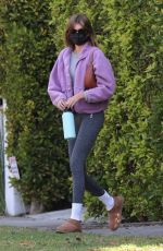 KAIA GERBER Leaves a Pilates Class in West Hollywood 03/09/2021