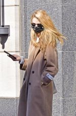 KATE BOCK Waiting for Uber in New York 03/08/2021