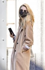 KATE BOCK Waiting for Uber in New York 03/08/2021