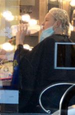 KATE BOSWORTH at a Hair Salon in Los Angeles 02/25/2021