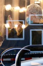 KATE BOSWORTH at a Hair Salon in Los Angeles 02/25/2021