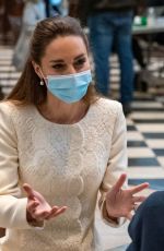 KATE MIDDLETON at Coronavirus Disease Vaccination Centre at Westminster Abbey 03/23/2021