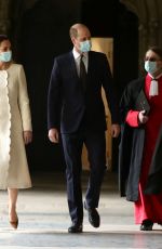KATE MIDDLETON at Coronavirus Disease Vaccination Centre at Westminster Abbey 03/23/2021