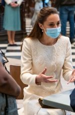 KATE MIDDLETON at Coronavirus Disease Vaccination Centre at Westminster Abbey 03/23/2021