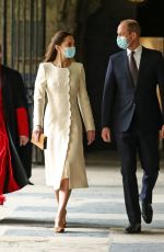 KATE MIDDLETON at Coronavirus Disease Vaccination Centre at Westminster Abbey 03/23/2021