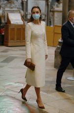 KATE MIDDLETON at Coronavirus Disease Vaccination Centre at Westminster Abbey 03/23/2021