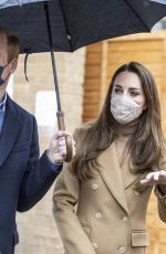 KATE MIDDLETON at Newham Ambulance Station in East London 03/18/2021