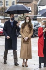 KATE MIDDLETON at Newham Ambulance Station in East London 03/18/2021