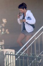 KATE WALSH Leaves Pilates Class in Perth 03/08/2021