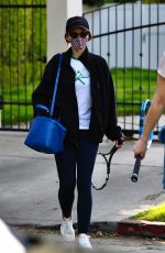 KATHERINE and CHRISTINA SCHWARZENEGEER at a Tennis Match in Brentwood 03/22/2021