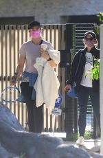 KATHERINE and CHRISTINA SCHWARZENEGEER at a Tennis Match in Brentwood 03/22/2021