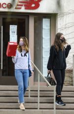KATHERINE and CHRISTINA SCHWARZENEGEER Leaves New Balance Shoe Store in Santa Monica 03/12/2021