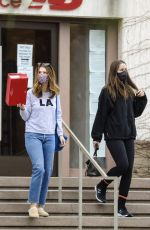 KATHERINE and CHRISTINA SCHWARZENEGEER Leaves New Balance Shoe Store in Santa Monica 03/12/2021