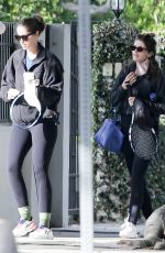 KATHERINE and CHRISTINA SCHWARZENEGGER Arrives at Tennis Lesson in Los Angeles 03/08/2021