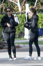 KATHERINE and CHRISTINA SCHWARZENEGGER Arrives at Tennis Lesson in Los Angeles 03/08/2021