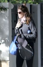 KATHERINE and CHRISTINA SCHWARZENEGGER Arrives at Tennis Lesson in Los Angeles 03/08/2021