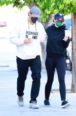 KATHERINE SCHWARZENEGGER and Chris Pratt Out in Brentwood 03/16/2021