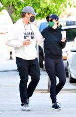 KATHERINE SCHWARZENEGGER and Chris Pratt Out in Brentwood 03/16/2021