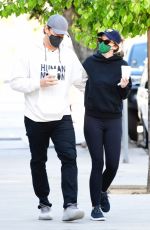 KATHERINE SCHWARZENEGGER and Chris Pratt Out in Brentwood 03/16/2021