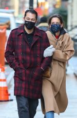 KATIE HOLMES and Emilio Vitolo Jr Heading Out in New York 03/08/2021