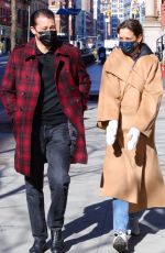 KATIE HOLMES and Emilio Vitolo Jr Heading Out in New York 03/08/2021