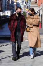 KATIE HOLMES and Emilio Vitolo Jr Heading Out in New York 03/08/2021