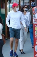 KATIE HOLMES and Emilio Vitolo Jr Heading Out in New York 03/12/2021
