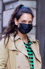 KATIE HOLMES and Emilio Vitolo Jr Out in New York 03/09/2021