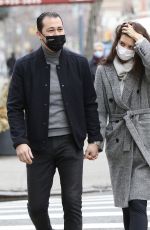 KATIE HOLMES and Emilio Vitolo Jr. Out in New York 03/01/2021