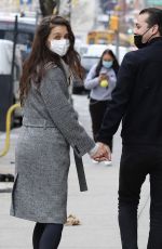 KATIE HOLMES and Emilio Vitolo Jr. Out in New York 03/01/2021