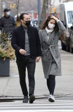 KATIE HOLMES and Emilio Vitolo Jr. Out in New York 03/01/2021