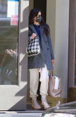 KATIE HOLMES Leaves an Office Building in New York 03/15/2021