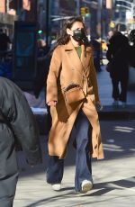 KATIE HOLMES Out and About in New York 03/02/2021
