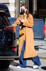 KATIE HOLMES Out and About in New York 03/02/2021