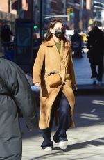 KATIE HOLMES Out and About in New York 03/02/2021