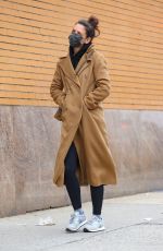 KATIE HOLMES Out and About in New York 03/04/2021