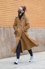 KATIE HOLMES Out and About in New York 03/04/2021