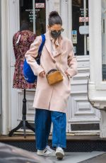 KATIE HOLMES Out and About in New York 03/066/2021