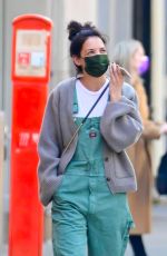 KATIE HOLMES Out and About in New York 03/11/2021