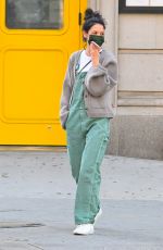 KATIE HOLMES Out and About in New York 03/11/2021