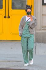 KATIE HOLMES Out and About in New York 03/11/2021