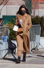 KATIE HOLMES Out in New York 03/03/2021