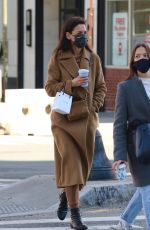 KATIE HOLMES Out in New York 03/03/2021