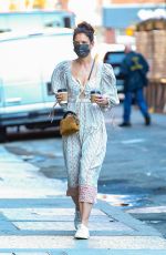 KATIE HOLMES Out in New York 03/10/2021