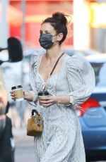KATIE HOLMES Out in New York 03/10/2021