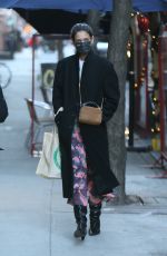KATIE HOLMES Out Shopping in New York 03/05/2021
