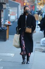 KATIE HOLMES Out Shopping in New York 03/05/2021